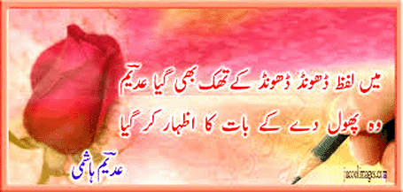 soch poetry urdu