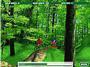 forest riding bicycle